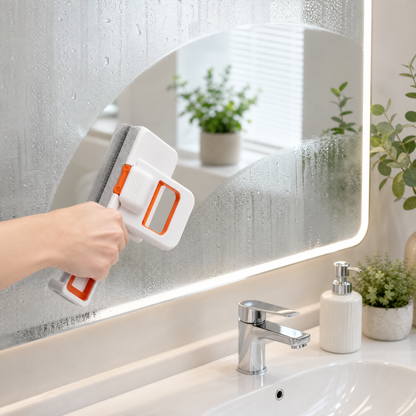Banyo aynasındaki buğuyu iz bırakmadan siler